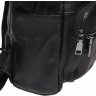 Женский кожаный рюкзак черного цвета с ярко-выраженной фактурой Keizer (19261) - 4