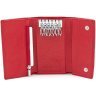 Красная женская ключница вертикального типа из натуральной кожи ST Leather (14025) - 2