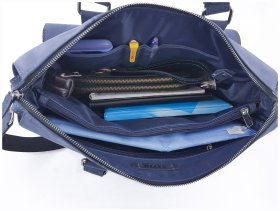 Большая сумка из винтажной кожи с ручками и ремнем на плечо VATTO (11847) - 2