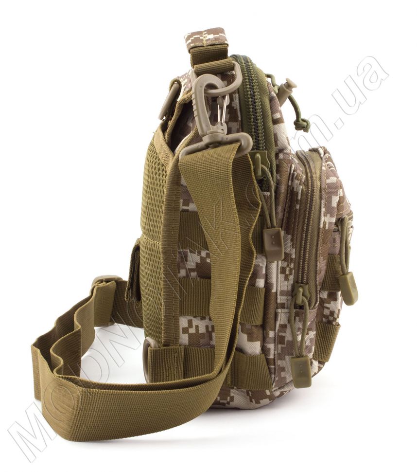 Практичная текстильная армейская сумка - MILITARY STYLE (Army-3 Green)