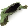 Тактическая текстильная военная сумка на пояс оливкового цвета - MILITARY STYLE (21965) - 2