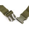 Тактическая текстильная военная сумка на пояс оливкового цвета - MILITARY STYLE (21965) - 5