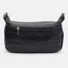 Женская кожаная сумка черного цвета с одной лямкой на плечо Keizer 71519 - 3