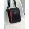 Мужская сумка с красной вставкой на плечо SCOGOLF (Swissgear) (5100) - 9