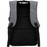 Практичный мужской рюкзак из полиэстера серого цвета под ноутбук Monsen (56844) - 2