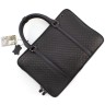 Вместительная кожаная сумка для ноутбука и документов формата А4 с плетением - H.T Leather (10146) - 6