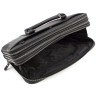 Вместительная кожаная сумка для ноутбука и документов формата А4 с плетением - H.T Leather (10146) - 9