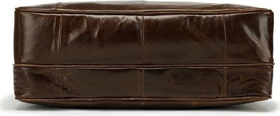 Большая деловая кожаная сумка с отделением для ноутбука VINTAGE STYLE (14770)