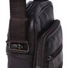 Темно-коричневая недорогая мужская сумка через плечо из натуральной кожи Borsa Leather (21908) - 5