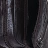 Темно-коричневая недорогая мужская сумка через плечо из натуральной кожи Borsa Leather (21908) - 8