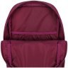 Рюкзак формата А4 из износостойкого текстиля цвета марсала Bagland (52755) - 8