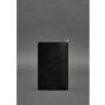 Угольно-черный кожаный блокнот (софт-бук) на резинке BlankNote (21770) - 4