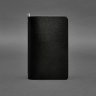 Угольно-черный кожаный блокнот (софт-бук) на резинке BlankNote (21770) - 3