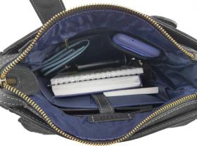 Наплечная мужская сумка планшет из винтажной кожи Крейзи VATTO (11818) - 2