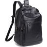 Большой мужской кожаный рюкзак черного цвета Keizer (57191) - 1