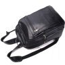 Большой мужской кожаный рюкзак черного цвета Keizer (57191) - 4
