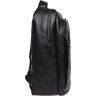 Большой мужской кожаный рюкзак черного цвета Keizer (57191) - 5