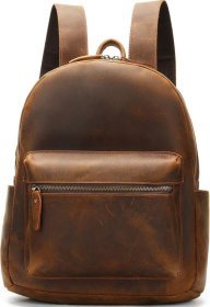Рюкзак для ноутбука из натуральной кожи коричневого цвета VINTAGE STYLE (14699)