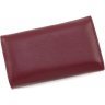 Женская ключница бордового цвета из натуральной кожи ST Leather (14022) - 3